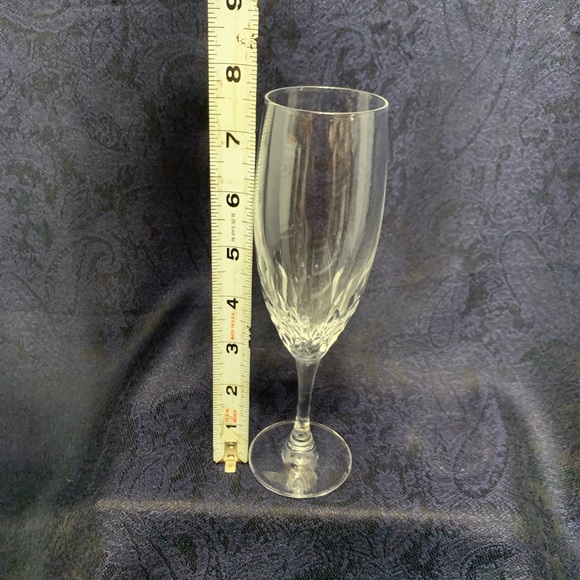 BEAUTIFUL SET OF 10 CRISTAL d’ ARQUES JUAN FLUTED CHAMPAGNE GLASSES - Picture 6 of 6